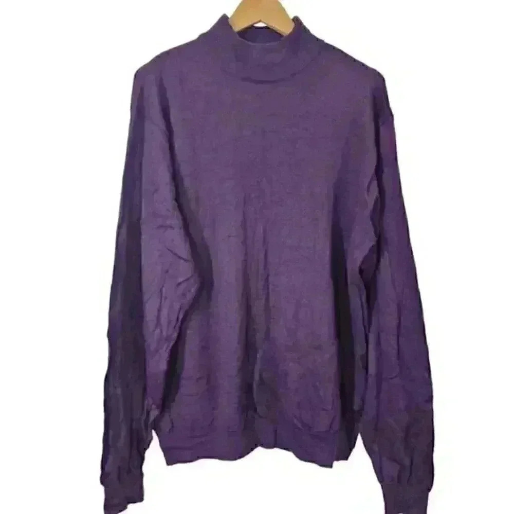 Linea Uomo Merino‎ Wool Mock Turtleneck Women's 4X